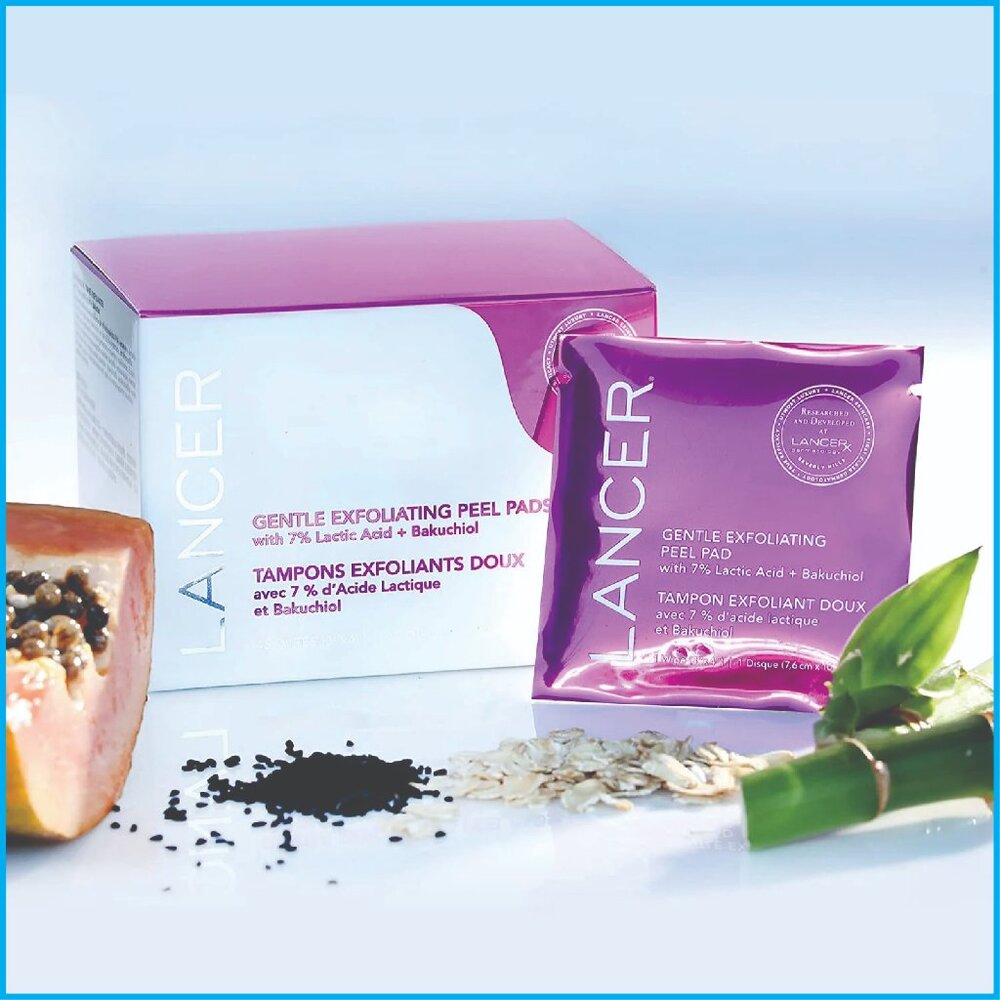 Lancer Gentle Exfoliating Peel Pads – Brightening & Smoothing Skincare